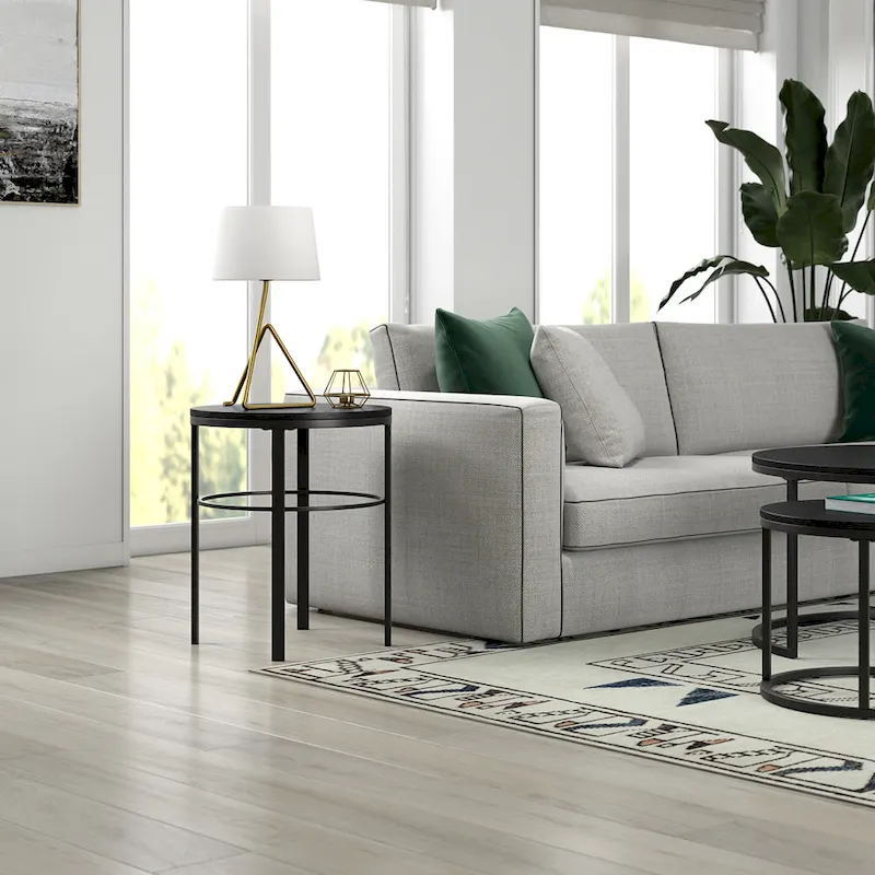 Gaia 20 Wide Round Side Table with MDF Top