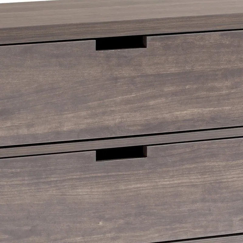 60 Inch TV Media Entertainment Console, 4 Floating Shelves, 2 Drawer, Brown