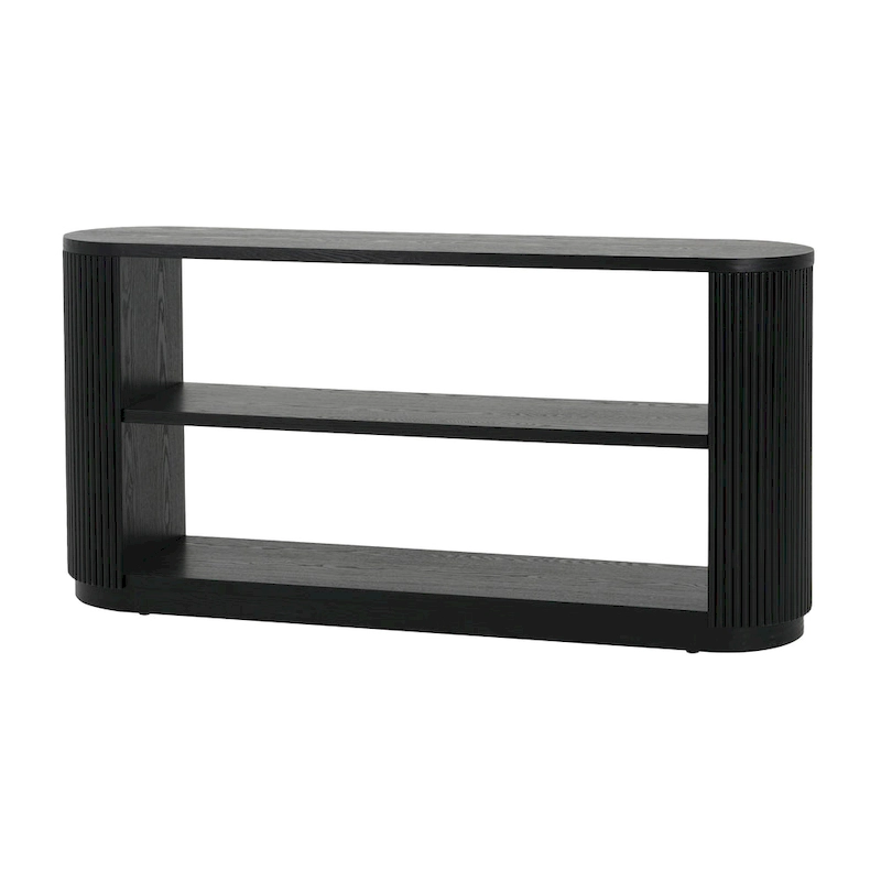 Christopher Knight Home - Mirod Modern Entryway Console Table with Open Shelf & Elegant Wood Grain Design