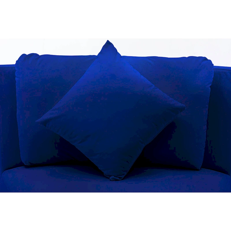 136  Velvet Semicircle couch Modular Curve Sectional Sofa