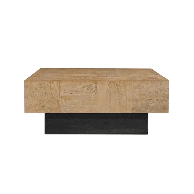 Caden 2-piece Solid Wood Living Room Table Set