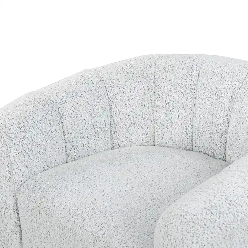 SAFAVIEH Couture Demetri Boucle Swivel Chair - 38Wx33Dx28H