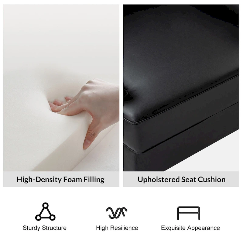 Angeles Mid-century Modern Ergonomic Vegan Leather Armchair with Wingback by HULALA HOME