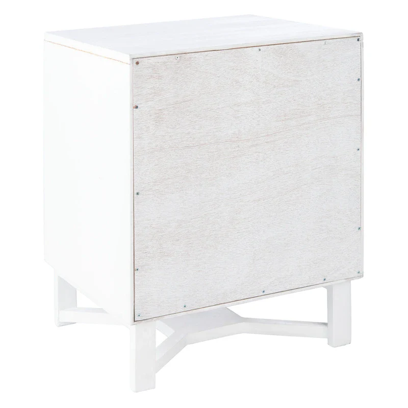 SAFAVIEH Dayana 2-Drawer Rattan Accent Table Nightstand