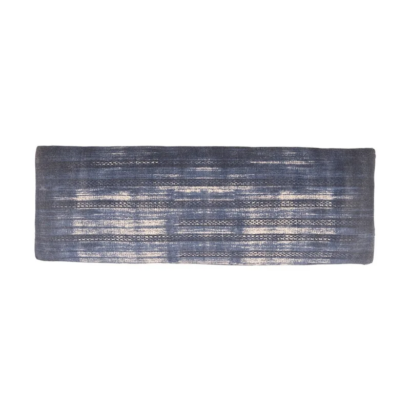 47  Antique Blue Distressed Rectangular Bench