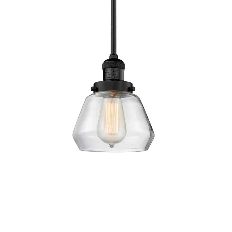 Innovations Lighting Fulton Single Light 7  Wide Mini Pendant with