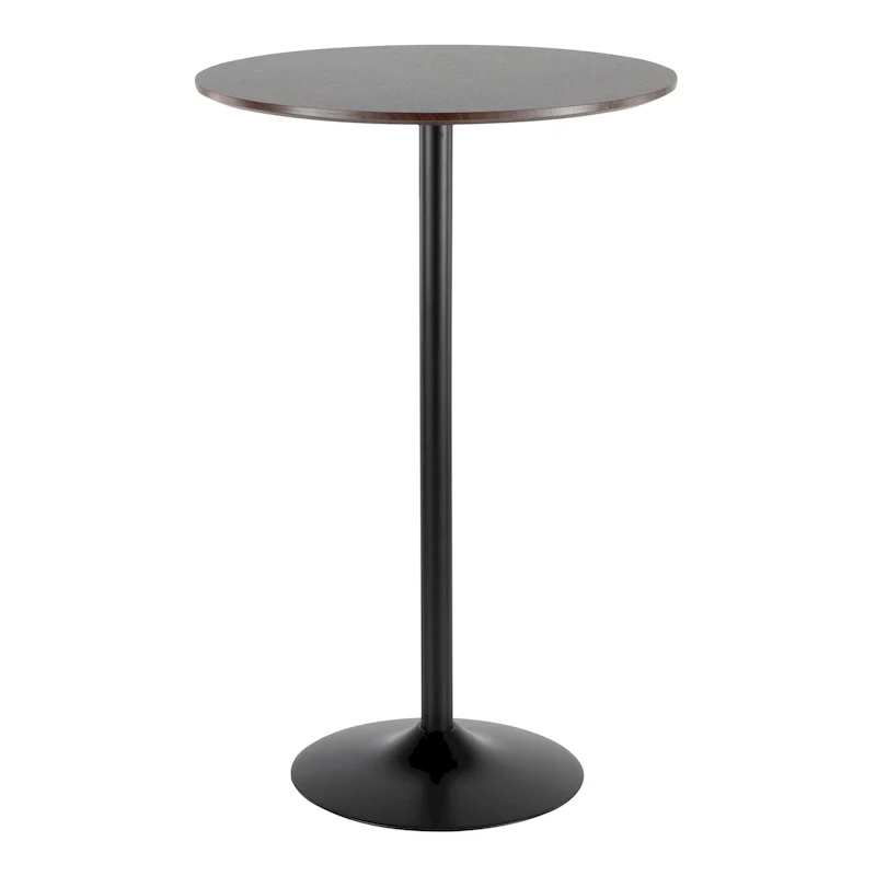 Stone Adjustable Dining, Counter, or Bar Table in Metal and Wood