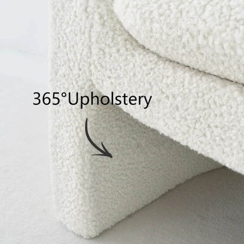 Upholstered Barrel Accent Chair