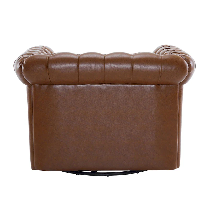Wiers Chesterfield Swivel Tufted Club Chair by Christopher Knight Home