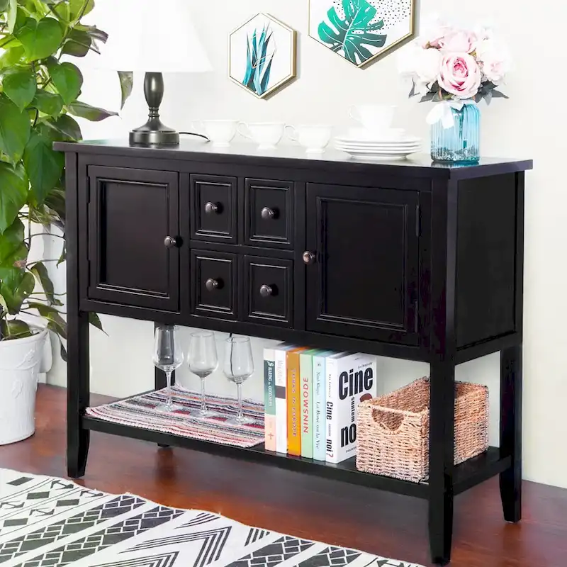 GZMR Cambridge Series Buffet Sideboard Console Table Retro Design