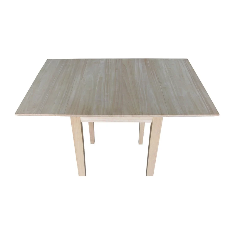 International Concepts Small Drop Leaf Shaker Style Dining Table