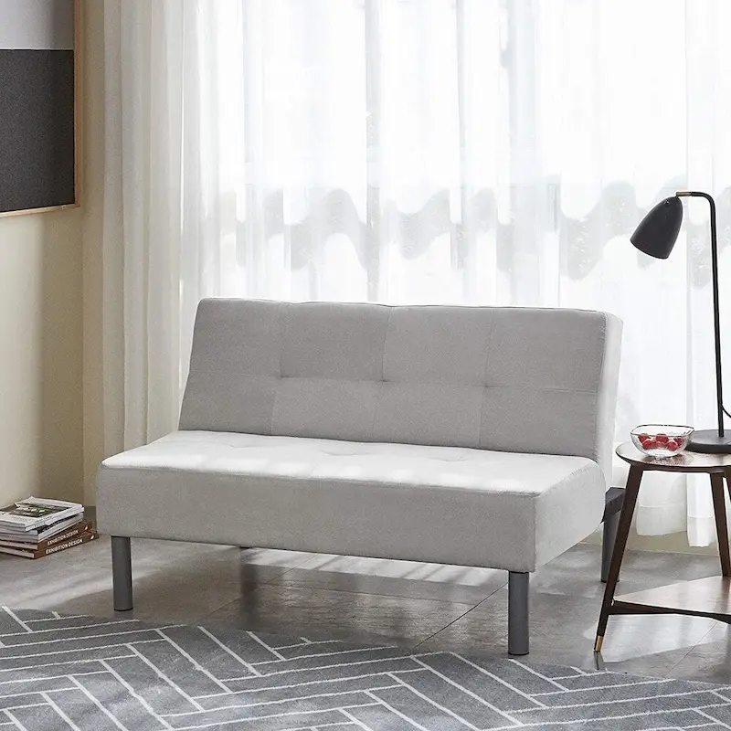 College Mini-Futon - Glacier Gray by