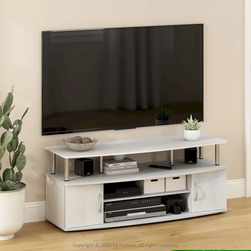 Furinno JAYA Large Entertainment Center Hold up to 55-IN TV