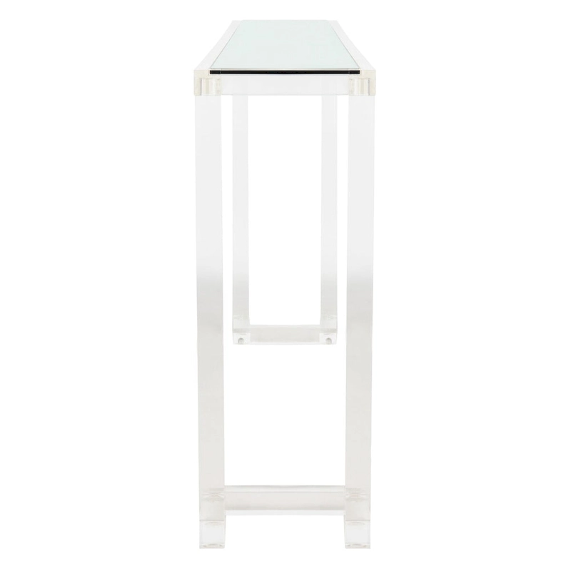 SAFAVIEH Couture Camryn Acrylic Console Table - Clear - 60 W x 10 L x 30 H - 52Wx10Dx30H