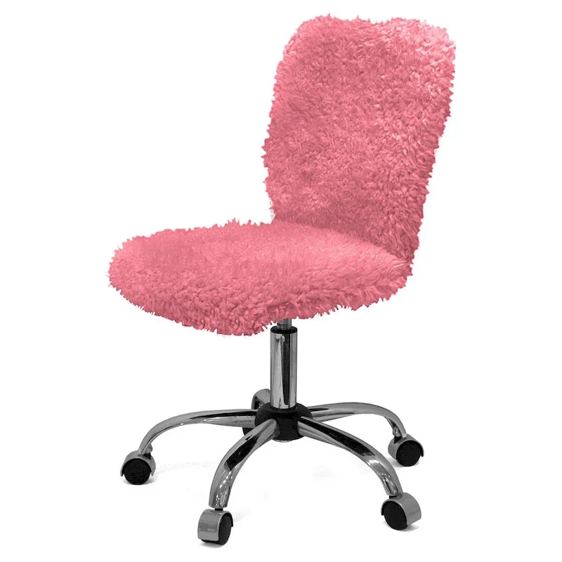 Adjustable Swivel Task Chair – Pink / White / Black / Antique White / Cream Pearl / Ivory, Single