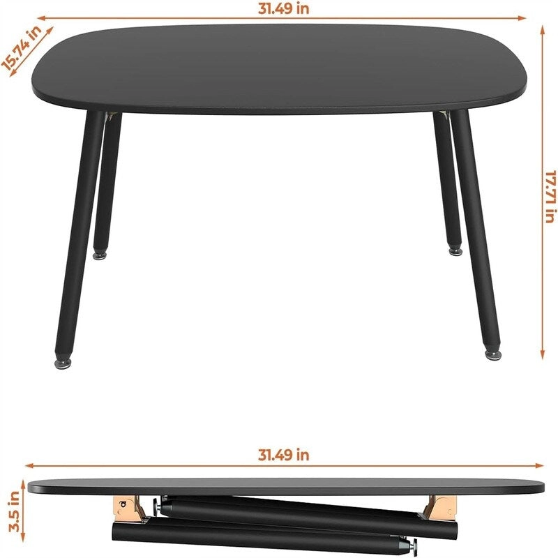 Folding Coffee Table Rustic Farmhouse Coffee Tables - 31.5