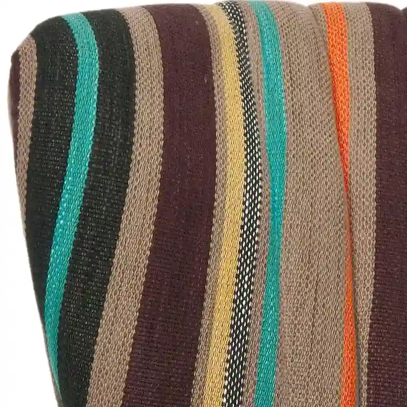 SAFAVIEH Lauryne Mid-Century Rainbow Striped Accent Chair - 24.4 x 28.3 x 29.9 - 24Wx28Dx30H