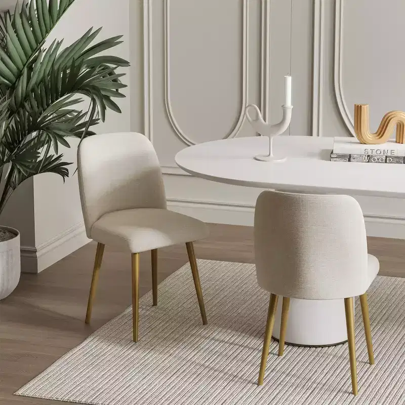 Dovelina Modern Dining Chair Upholstered Dining Chairs Set of 2