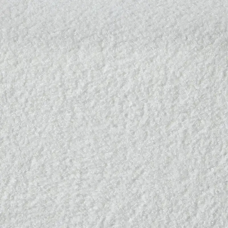 Living Room Furniture Three Seat Lazy Sofa Teddy Fabric White