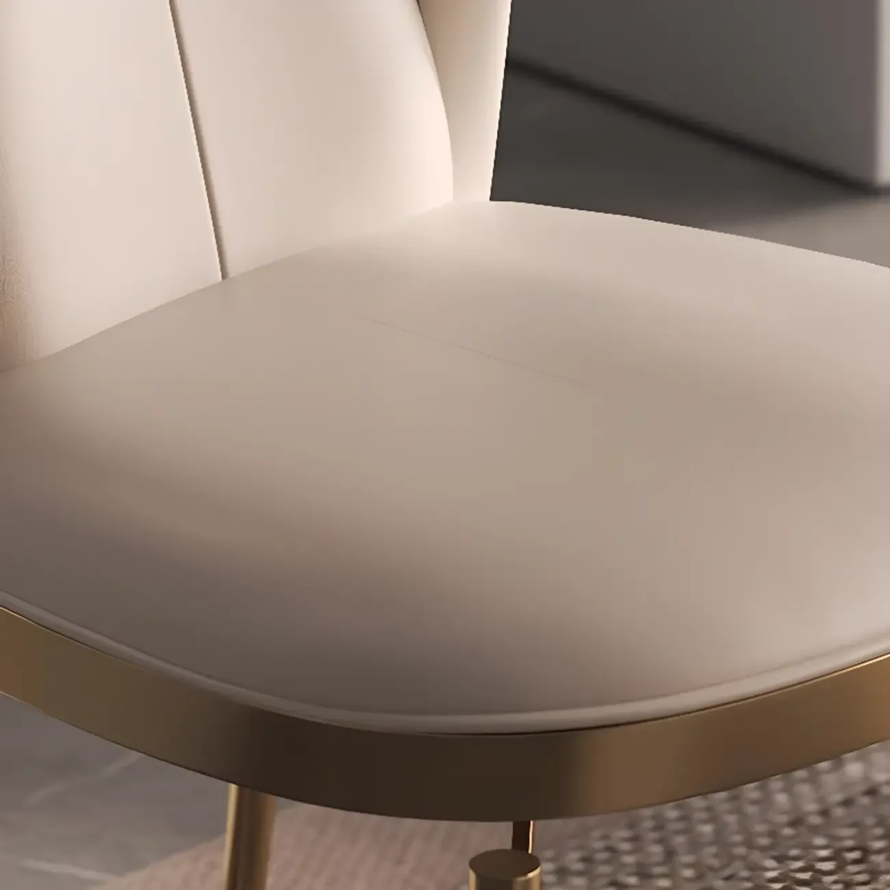 Modern Luxury Leather Upholstered Dining Chairs