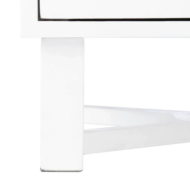 SAFAVIEH Dayana 2-Drawer Rattan Accent Table Nightstand