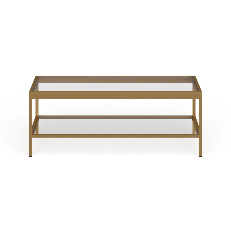 Metal and Glass Coffee Table