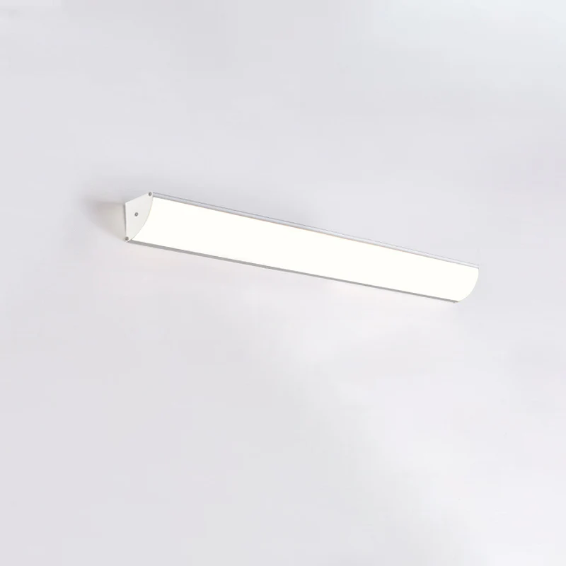 Minimalist Linear Metal White Acrylic Outdoor Wall Sconce
