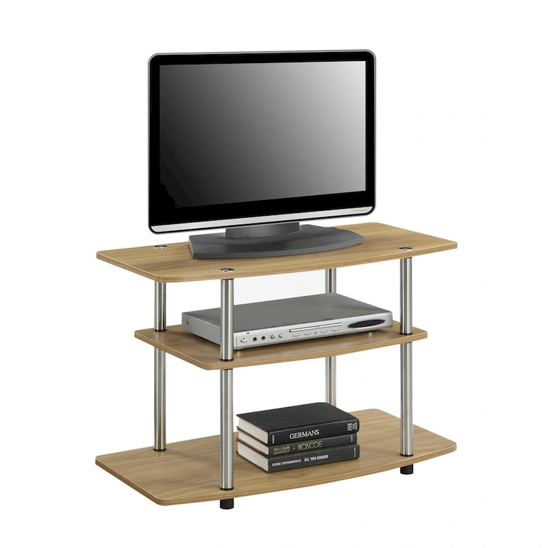 Convenience Concepts Designs2Go No Tools 3 Tier TV Stand