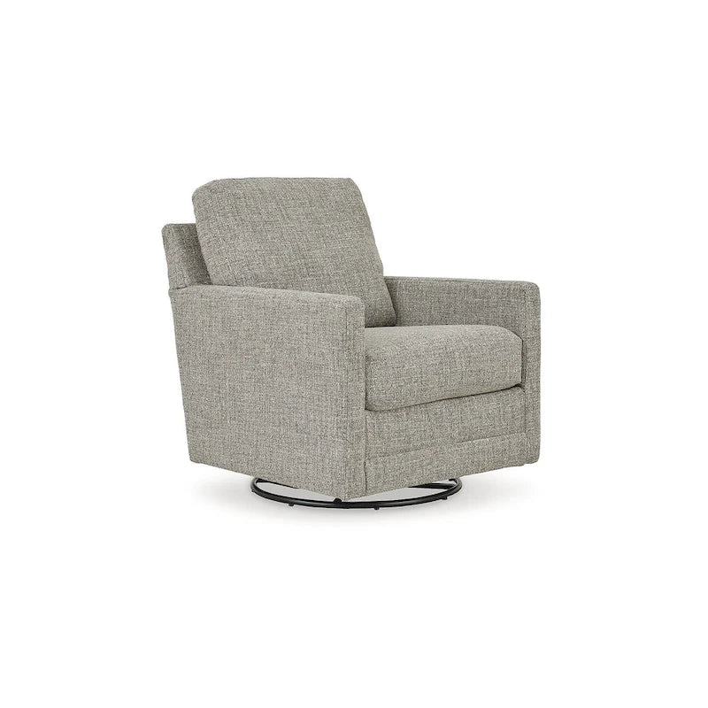 Signature Design by Ashley Bralynn Gray Swivel Glider Accent Chair - 30W x 37D x 37H