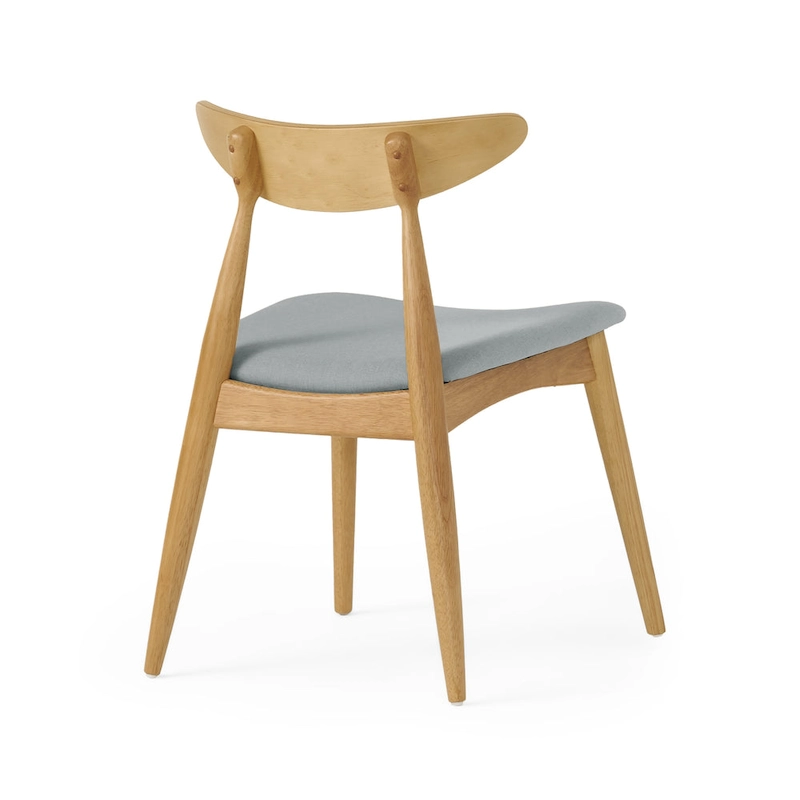 Barron Mid-Century Modern Dining Chairs (Set of 2) by Christopher Knight Home - 22.50 W x 19.75 L x 28.75 H