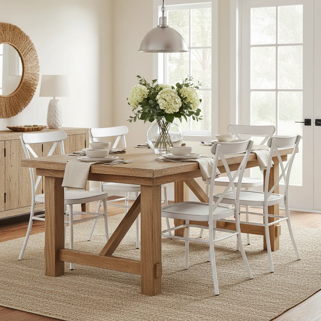 Metal Dining Chairs (Set of 2)