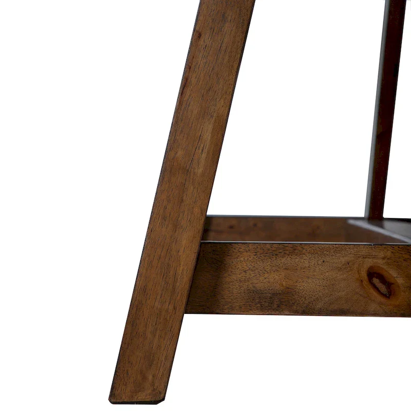 Furniture of America Drystan Rustic Brown 72-inch Solid Wood Dining Table