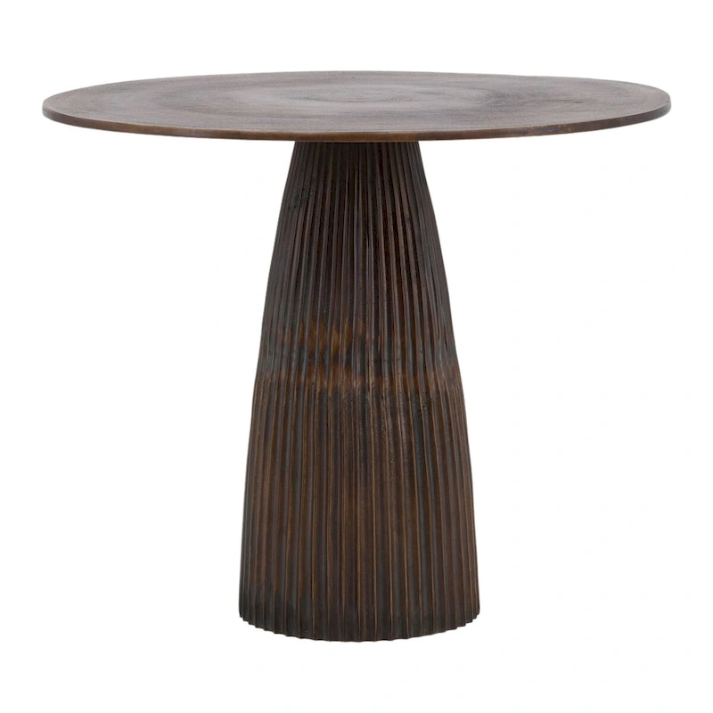 Abbey Aluminum Bistro Table, Bronze