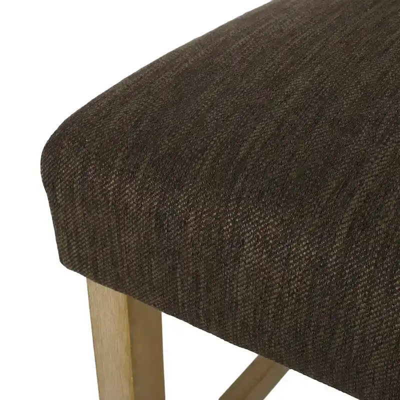 Rossburg Fabric and Rubberwood 26 Inch Counter Stools (Set of 2) by Christopher Knight Home