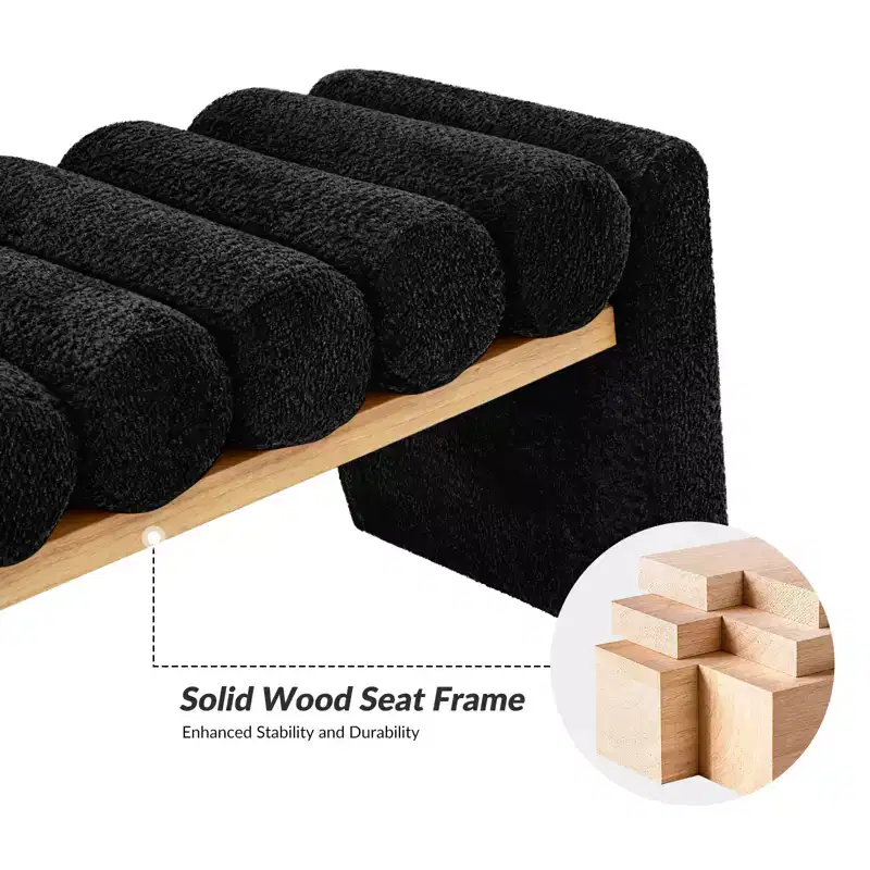 Alice Bench With Solid Wood Construction | HULALA HOME