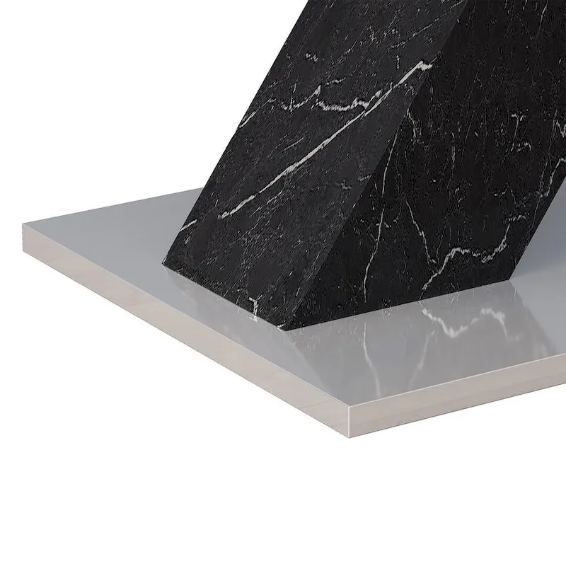 Modern 47.24-62.99 L Marble Square Dining Table