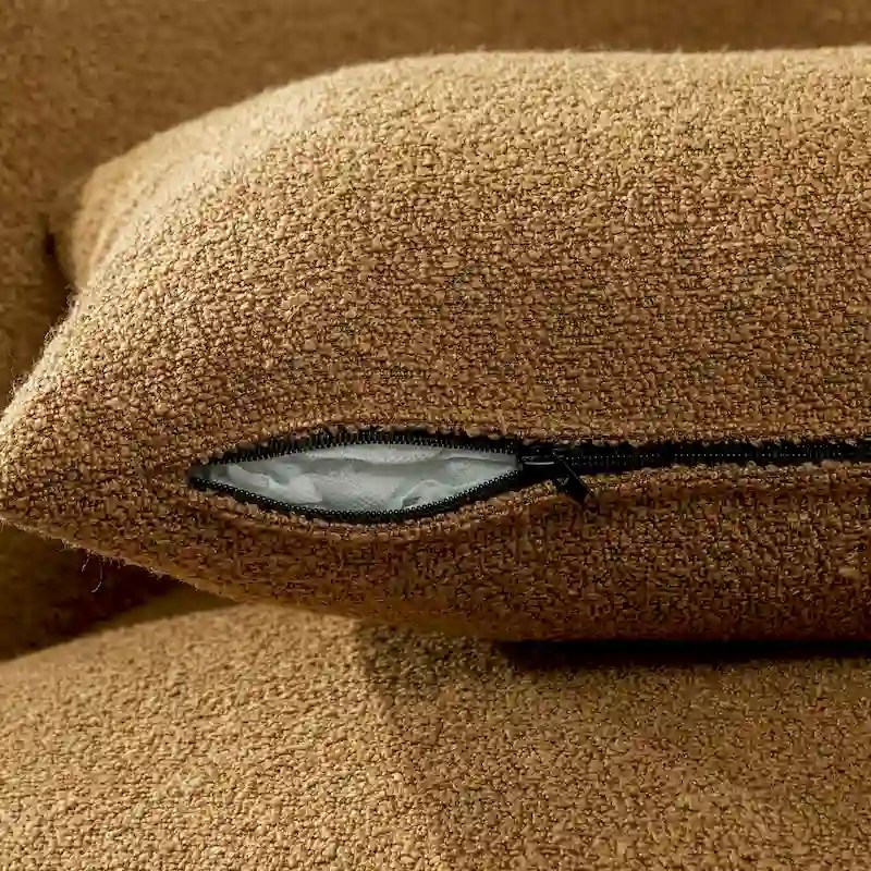 KINWELL 34 Wide Boucle Fabric Upholstered Swivel Armchair (Set of 2)