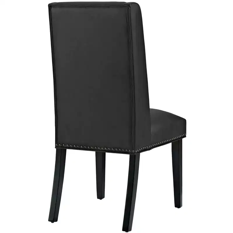 Baron Vinyl Dining Chair Black - Modway