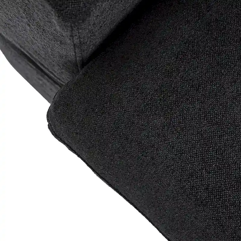 160.6 Modern Linen Upholstered Sofa Multiple Cushions Sectional Couch