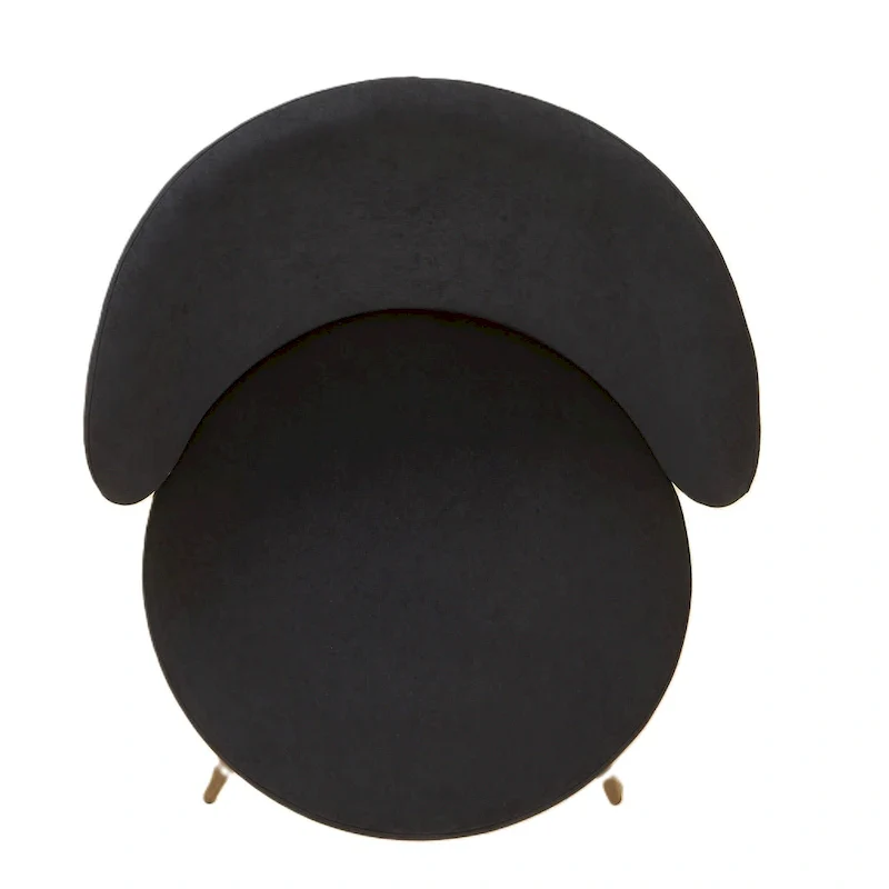 Mid Century Velvet Upholstered Living Room Accent Chair