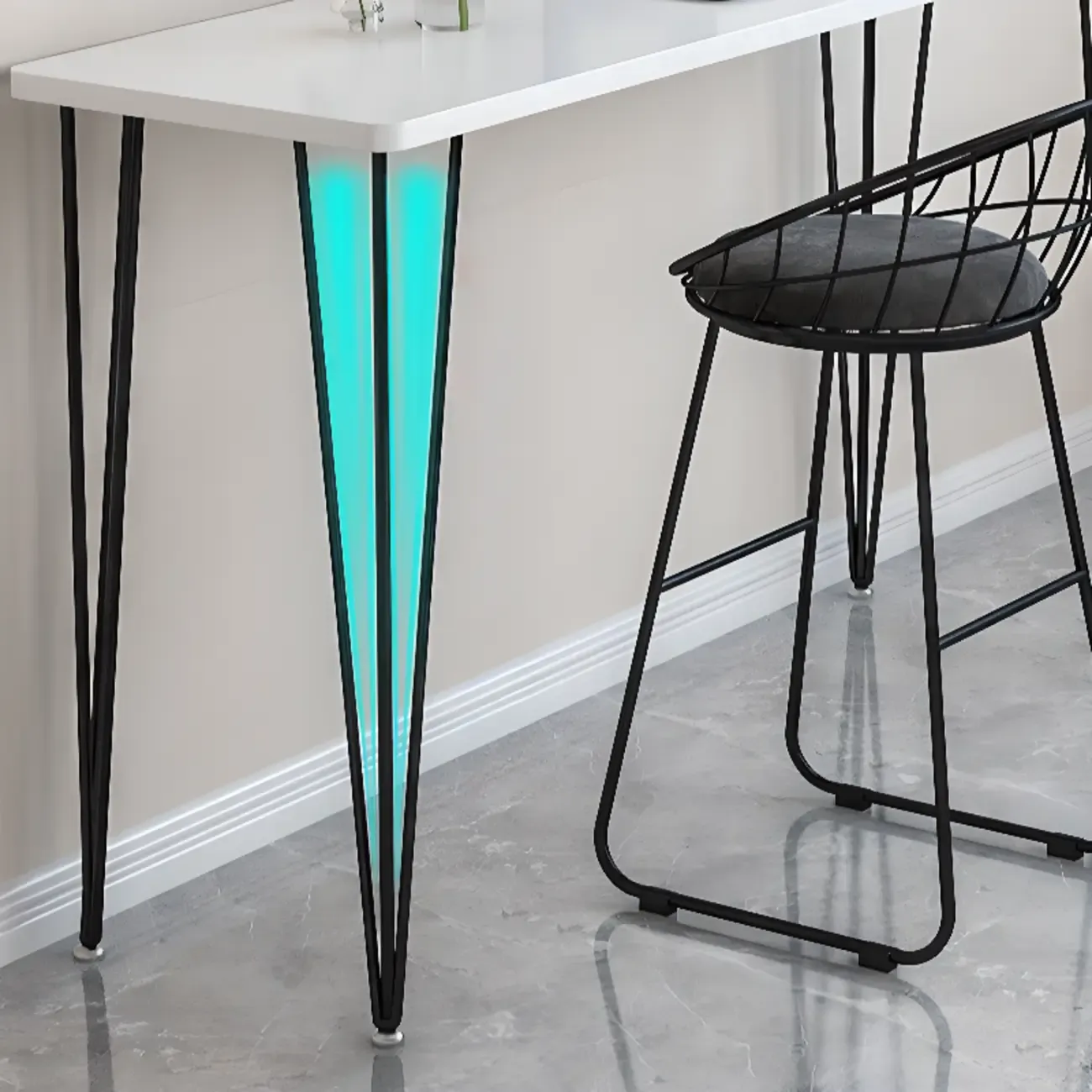 Modish Wooden Counter Height Bar Tables