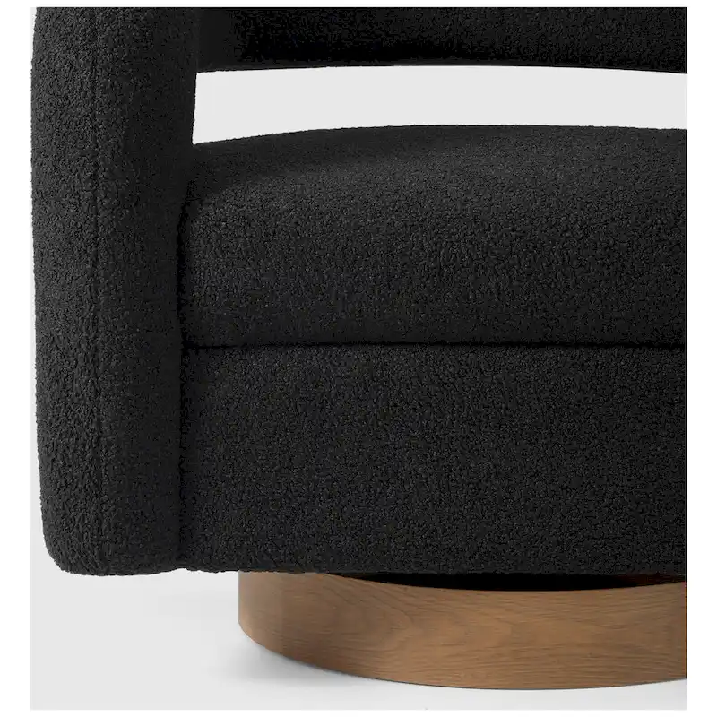 Bayville 29 Wide Sherpa Swivel Chair