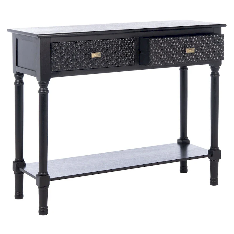 SAFAVIEH Salina 2-Drawer Console Table - 35.5 W x 13 L x 29.5 H - 36Wx13Dx30H