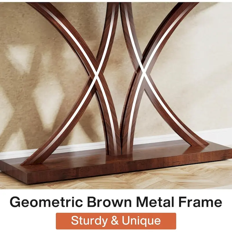 63 Farmhouse Console Table, Sofa Table Wood Entryway Table Accent Table