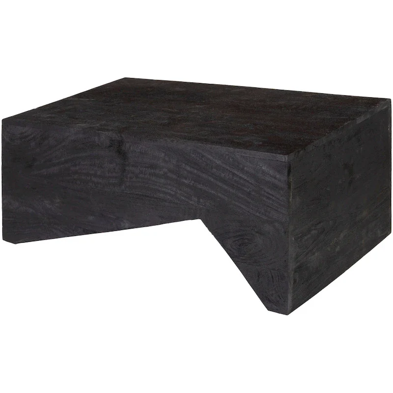 Asma Modern Angular Wooden Coffee Table - 15H x 39W x 22D