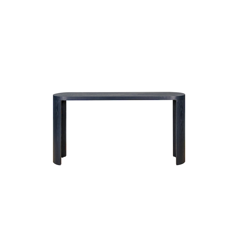 GDFStudio - Avery Modern 60 Console Table with Curved Legs and Versatile Design