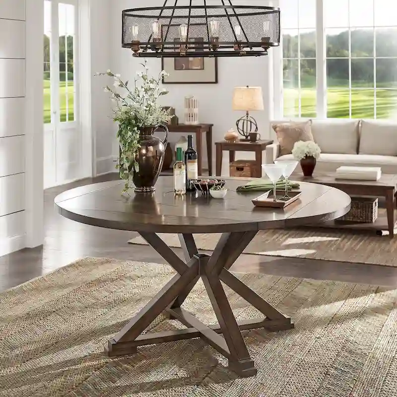 Garrison Espresso Convertible Dining Table by iNSPIRE Q Modern