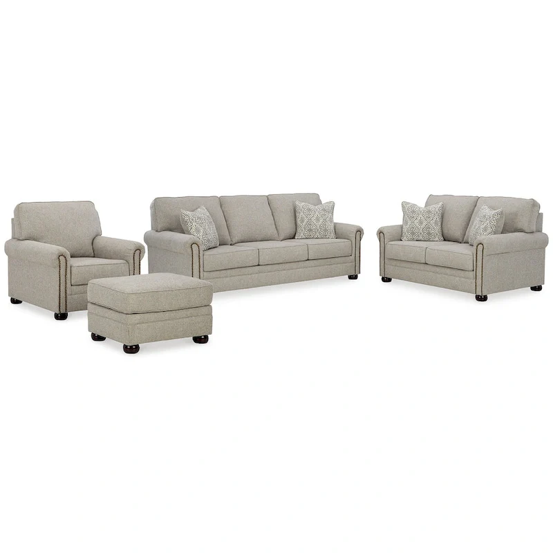 Beige 4-Piece Upholstery Package - 87W x 41D x 39H