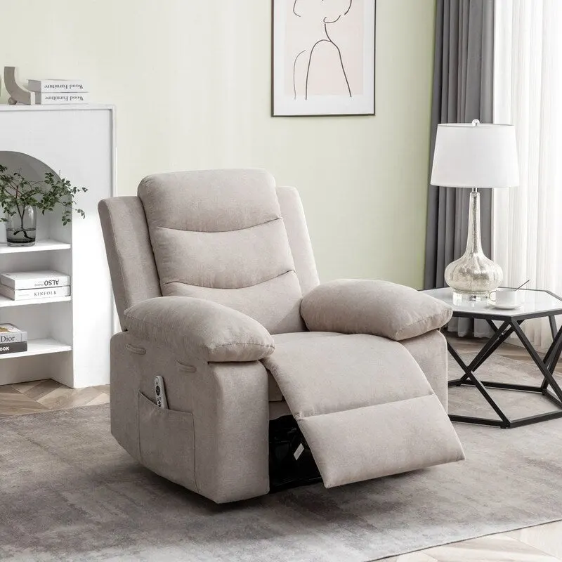 GEITIN Power Recliner with Adjustable Massage Function and Heating System