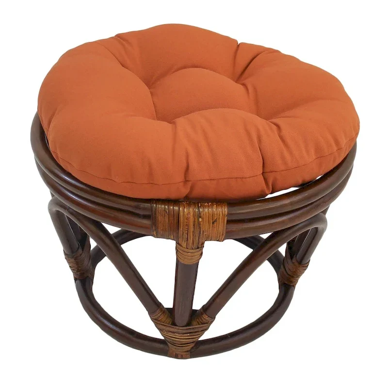 18-inch Footstool with Twill Cushion
